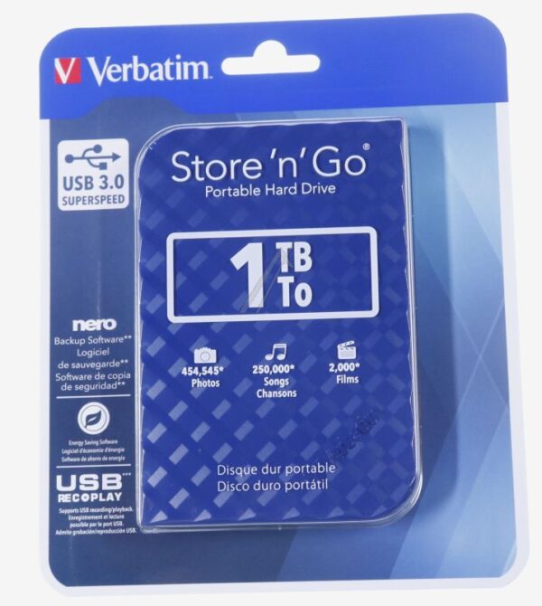 53200 STORE N GO 1TB 2,5"/ USB 3.0 FESTPLATTE BL
