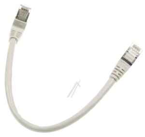 PATCHKABEL CAT6 S/ FTP RJ45 GERADE/ GEWINKELT GRAU 0,25M