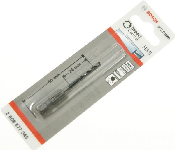 2608577045 BURGIJA HSS 2,0X 60X24MM