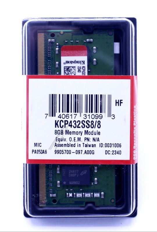 KCP432SS8/ 8 KINGSTON 8GB DDR4 3200 SO-DIMM