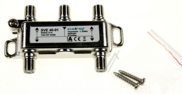 SVE 40-01 SVE04001 4-FACH SAT-VERTEILER 5-2200MHZ DC-DIODENENTKOPPELT