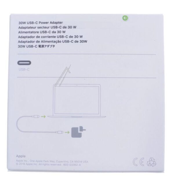 MW2G3ZM/ A 30W USB-C POWER ADAPTER /  PUNJAČ