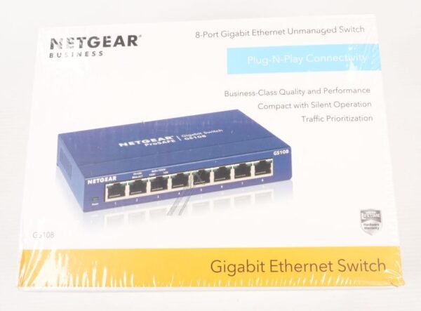 GS108GE NETZWERK-SWITCH 10/ 100/ 1000 8P GIGA NETGEAR GS108GE