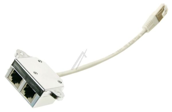 ISDN/ LAN CAT5E PATCHKABEL-ADAPTER,  RJ45 STECKER/ 2X RJ45 BUCHSE