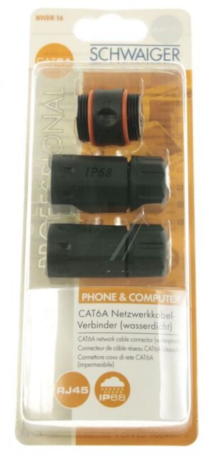 NWDK16533 CAT6A VERBINDER,  WASSERGESCHÜTZT