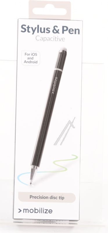 80217 MOBILIZE HIGH SENSITIVE 2IN1 KAPAZITIVER STYLUS PEN EINGABESTIFT SCHWARZ