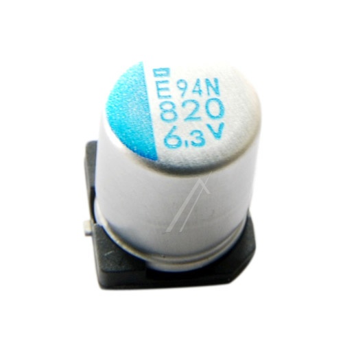 820UF-6,3V SMD-POLYMER-ELKO RADIAL 105° 8X10MM -ROHS-