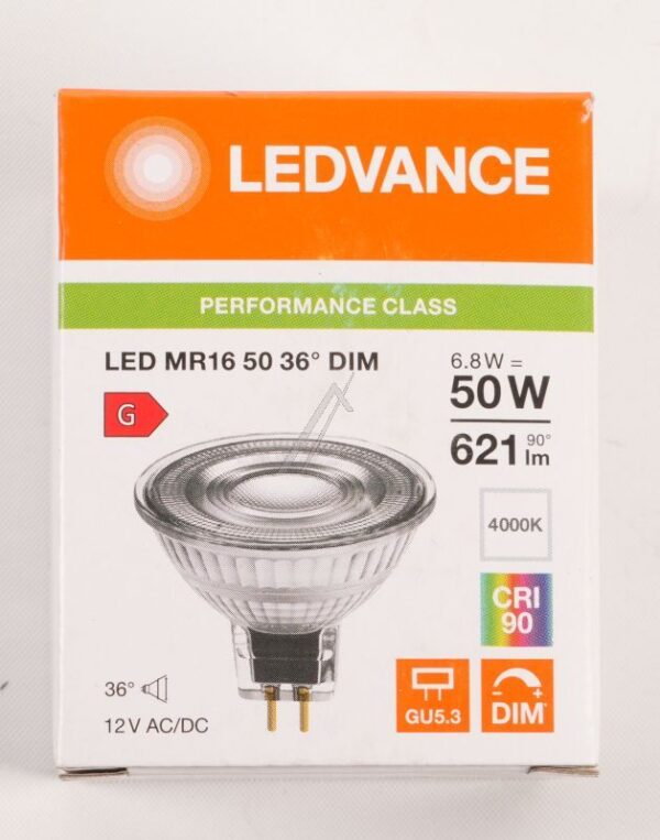 LED MR165036 DI LED-REFLEKTOR MR16 S 6.8W 940 GU5.3