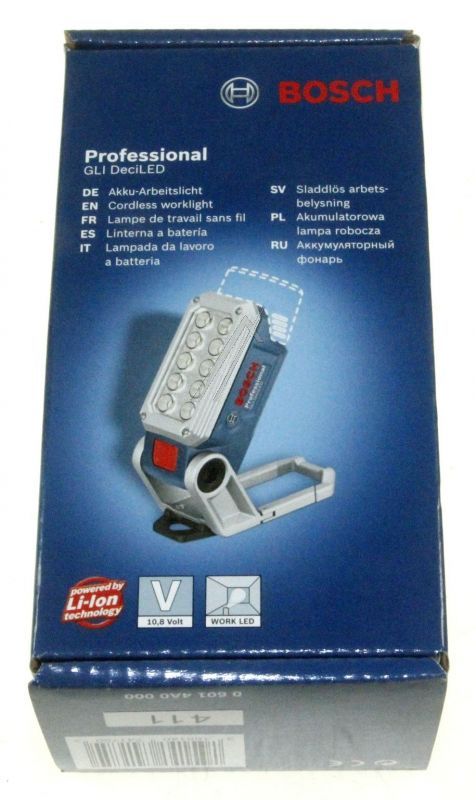 GLI 10,8V 0.601.4A0.000 AKKU-LAMPE GLI 10,8V DECILED WORKLIGHT