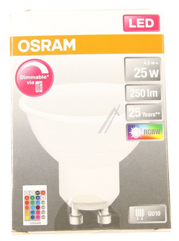 LSPR1625REM 4,5W/ 827 230VFR LED RETROFIT RGBW MIT FERNBEDIENUNG 4,5W GU10