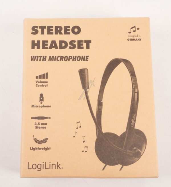 HS0055 LOGILINK STEREO-HEADSET MIT MIKROFON