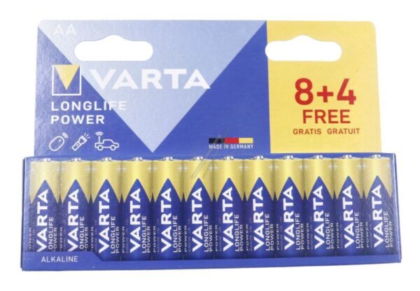 LR6 4906121772 1,5V ALKALINE MIGNON VARTA 12ER KARTON LONGLIFE POWER