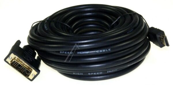 HDMI-A-UTIKAČ /  DVI-D UTIKAČ(18 1) CRNI,  10,0M