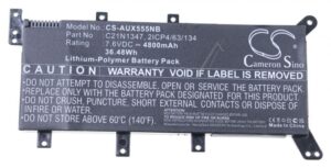 ZPCS-AUX555NB AKKU FÜR ASUS 7.6V LI-POLYMER 4800MAH/ 36.48WH