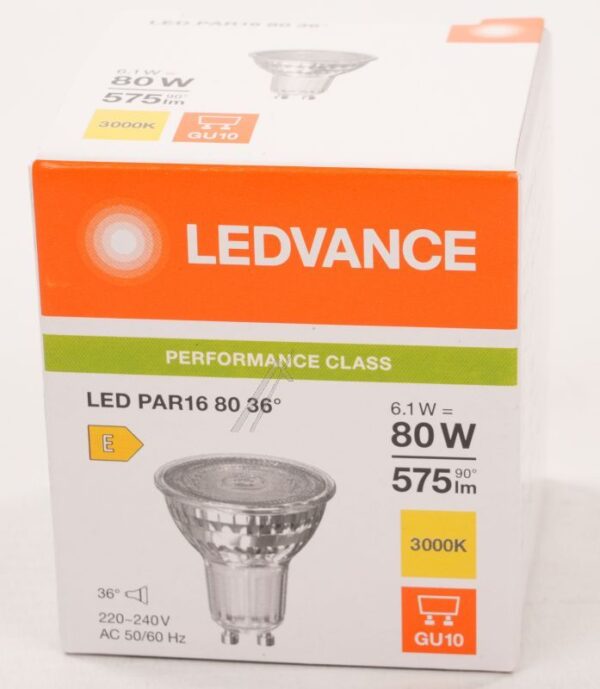 AC705880055 LED PAR168036 6.1W 830 GU10 P