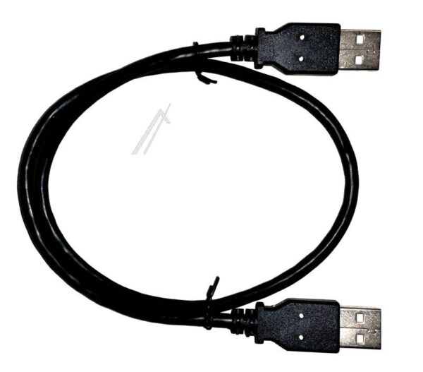 USB-A VERBINDUNGSKABEL,  2.0, SCHWARZ,  0,5M