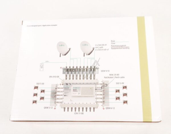 SPU 910-09 SPU91009 AKTIVER MULTISCHALTER 9 IN 10 SAT UND TERRESTRISCH AKTIV