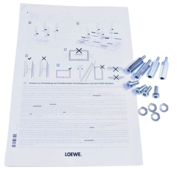 73610.002 KIT VESA DISTANZBOLZEN M6X32MM