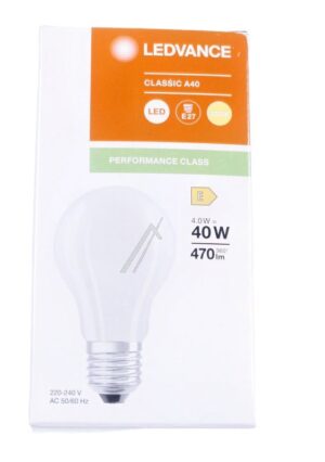 LED CLA40 4W 82 LED CLASSIC A P 4W 827 FILAMENT MATT E27