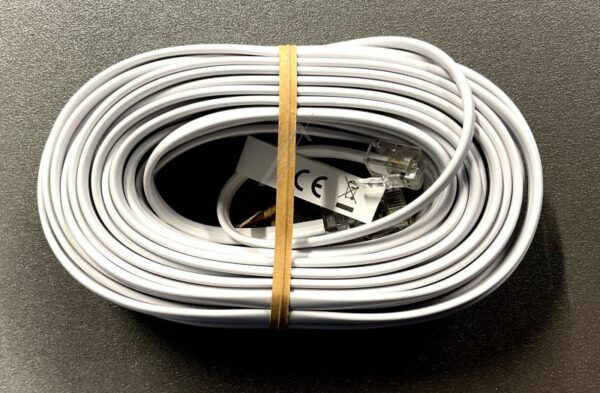 93059 ISDN TELEFON/ ANLAGENANSCHLUSS 10,0M WEISS