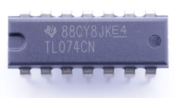 TL074CN IC OPERATIONSVERSTÄRKER,  QUAD JFET,  DIP-14