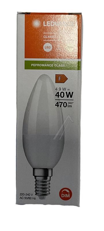 CLB40 DIM 4.9W 827 FR E14 P LED-LAMPE/ MULTI-LED E14 4,9W 230V