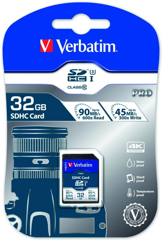 32GB 47021 SECURE DIGITAL CARD SDHC PRO UHS-3 32GB CLASS 10
