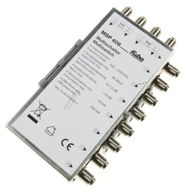 MSP 408 22010122 MULTISCHALTER 4/ 8 OHNE NETZTEIL