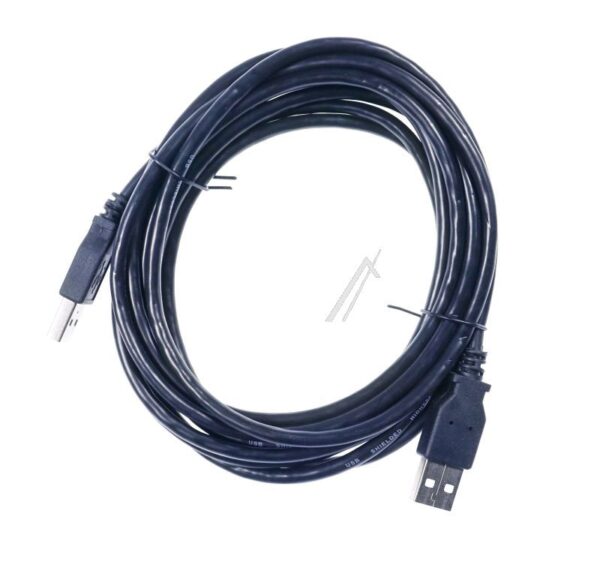 USB-A VERBINDUNGSKABEL,  2.0, SCHWARZ,  3M