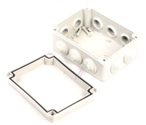 120350 RECHTECKIGES WASSERDICHTES GEHÄUSE 150X110X70MM MIT 1/ 4-DREHUNG IP54