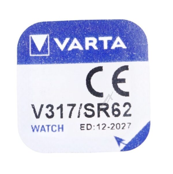SR62 V317 1,55V-8MAH SILBEROXID LOSE KNOPFZELLE VARTA 5,8X1,6MM
