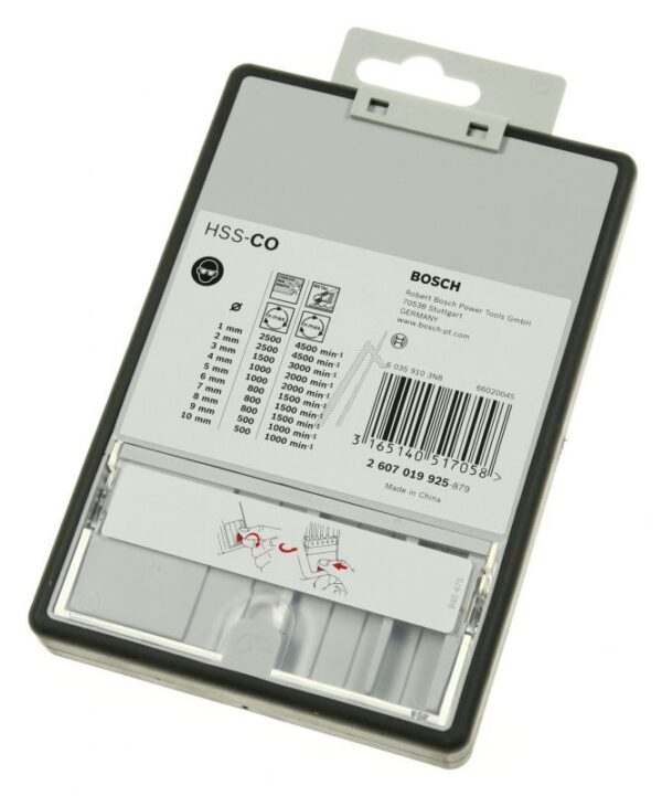 2.607.019.925 10-TEILIGES ROBUST LINE METALLBOHRER-SET HSS-CO