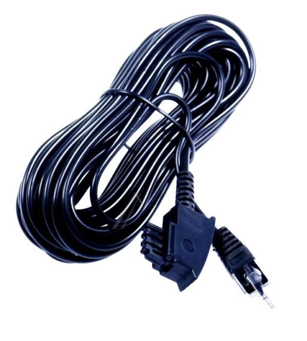 TAE-F-STECKER AUF RJ-STECKER (8P2C) SCHWARZ,  10M