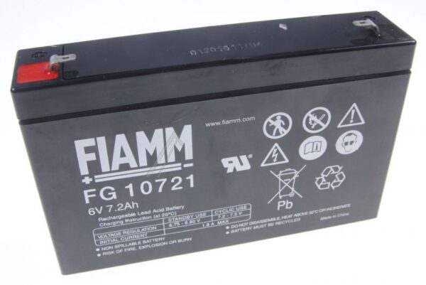 FG10721 6V 7200MAH BLEIAKKU FIAMM