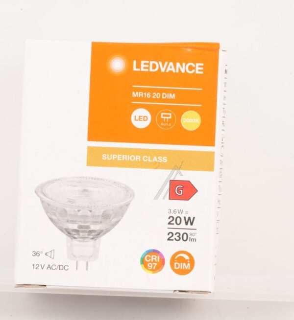 LED MR162036 DI LED MR16 DIM S 3.6W 930 GU5.3