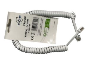 TELEFONHÖRERKABEL 2,0M GEWENDELT 4/ 4