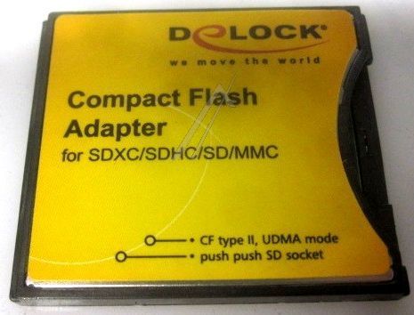 61796 COMPACTFLASH-ADAPTER FÜR SD-SPEICHERKARTEN