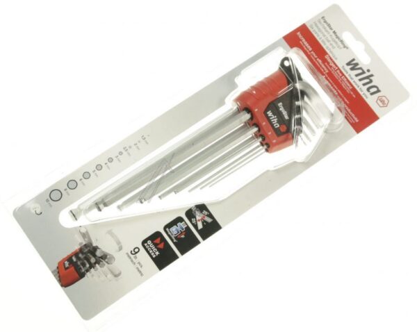 SB369RH901 43851 STIFTSCHLÜSSELSET IM ERGOSTAR HALTER 369R SW1,5, SW2, SW2,5, SW3, SW4, SW5, SW6, SW8, SW10