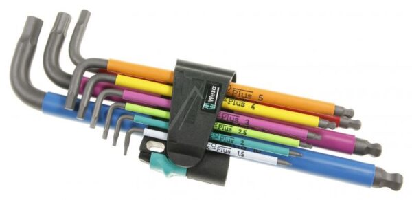 950 SPKL/ 9 SM N MULTICOLOR 05022089001 WERA SET IMBUS KLJUČEVA METRIČKI 950/ 9 HEX-PLUS MULTICOLOUR 9/ 1