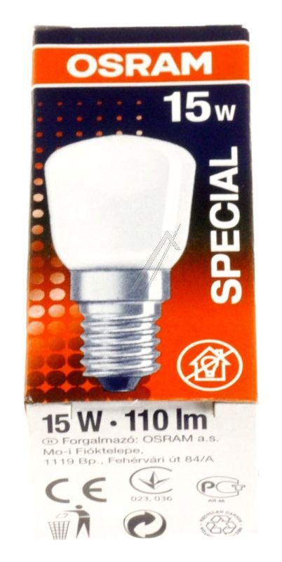 SPC.T FR 15 SPC. T26/ 57 FR 15 ALLGEBRAUCHSGLÜHLAMPE RÖHRENFORM E14 15W 230V