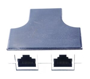 87860 RJ45-SPLITTER/ T-ADAPTER 1X RJ45 BUCHSE ZU 2X RJ45 BUCHSE CAT.5E STP