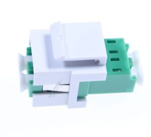 LWL-KEYSTONE VERBINDER,  LC-LC,  DUPLEX,  GRÜN
