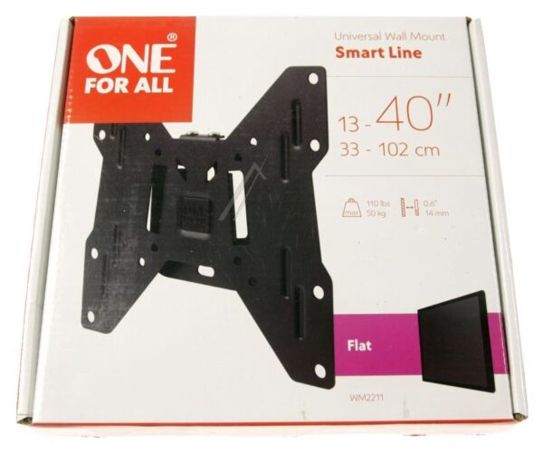 SMART LINE WM2211 TV-WANDHALTER VESA 200 13"-40" FEST