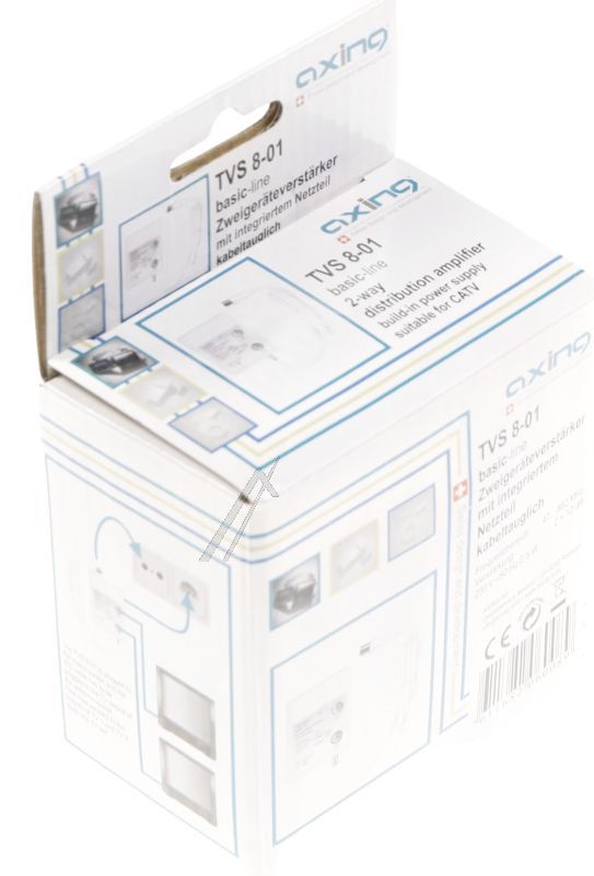 TVS 8-01 TVS00801 VERTEILVERSTÄRKER BK-TAUGLICH 2-FACH VERTEILUNG