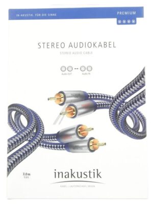 PREMIUM 0040403 PREMIUM II AUDIO STEREO 2XCINCHSTECKER/ 2XCINCHSTECKER 3,0M