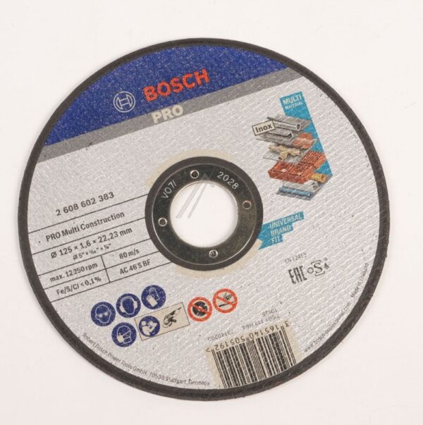 2.608.602.383 TRENNSCHEIBE GERADE RAPIDO MULTI CONSTRUCTION