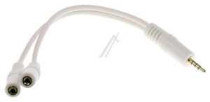 ADAPTER 4-POL. 3,5MM STECKER/ 2 X 4-POL. 3,5MM BUCHSE 0,2M