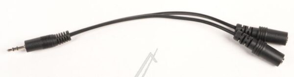 3,5MM-KLINKENSTECKER STEREO/ 2X3,5MM KLINKENKUPPLUNG ADAPTER 0,2M