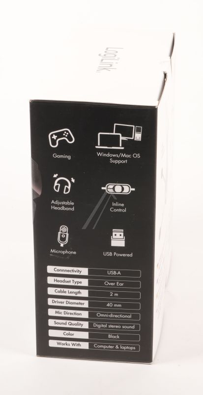 HS0019A LOGILINK USB STEREO HEADSET MIT MIKROFON