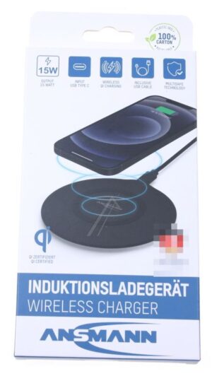WILINE 15R 1001-0126 WIRELESS QI LADEGERÄT 15W